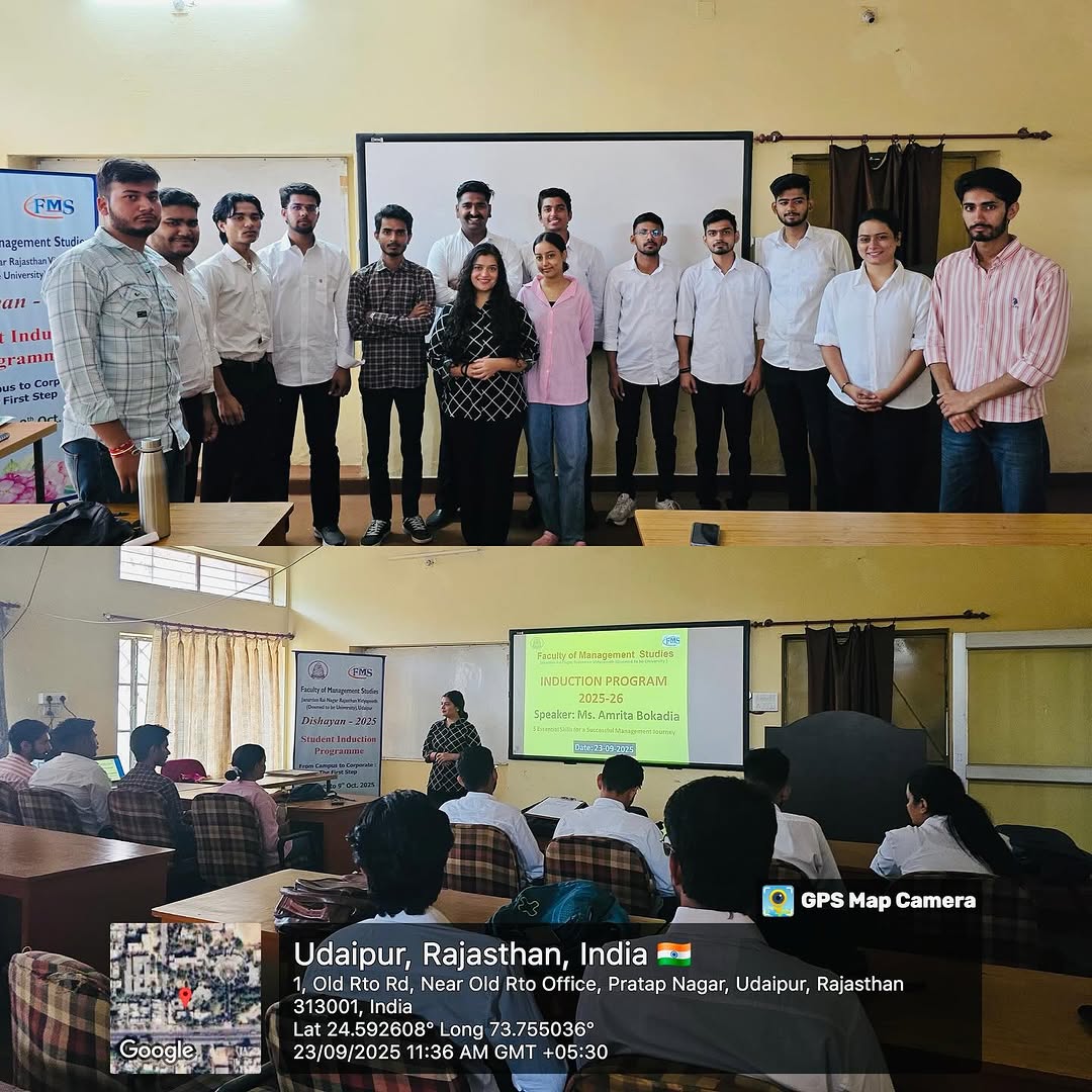 I had the privilege of taking an orientation session for the MBA students of Vidyapeeth University. With multiple specialisations ahead of them, what truly amazed me was the energy and eagerness of a few students who are deeply passionate about pursuing MBA skills in Agriculture 🌱.

It’s always inspiring to see young minds ready to blend management with sectors that truly shape our nation’s future. 
#MBAJourney #FutureLeaders #OrientationSession #ManagementSkills #AgricultureMBA #VidyapeethUniversity #TrainerLife #PassionAndLearning