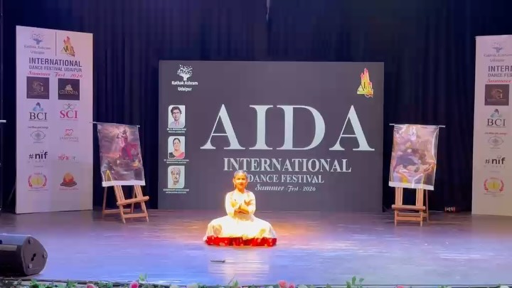 So proud watching Anaya shine on stage today .
Her beautiful performance representing the 4 Yugas at the AIDA International Dance Competition made my heart so full . 

And securing 1st position- what a moment! Special thanks to all her Gurus🙏.

Seeing her achieve something I once dreamed of feels incredibly special… like a piece of my own dream coming alive through her.

#ProudMom #DanceJourney #KathakLove #aidadancecompetition #kathakashramudaipur